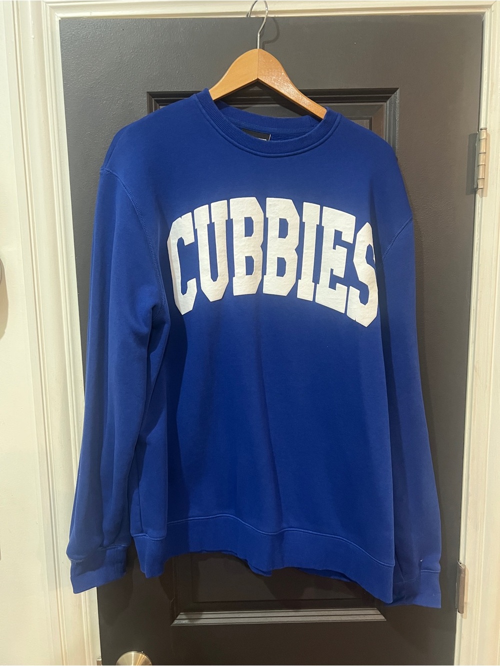 Alice & Wonder Chicago Cubbies Puff Sweatshirt size XL